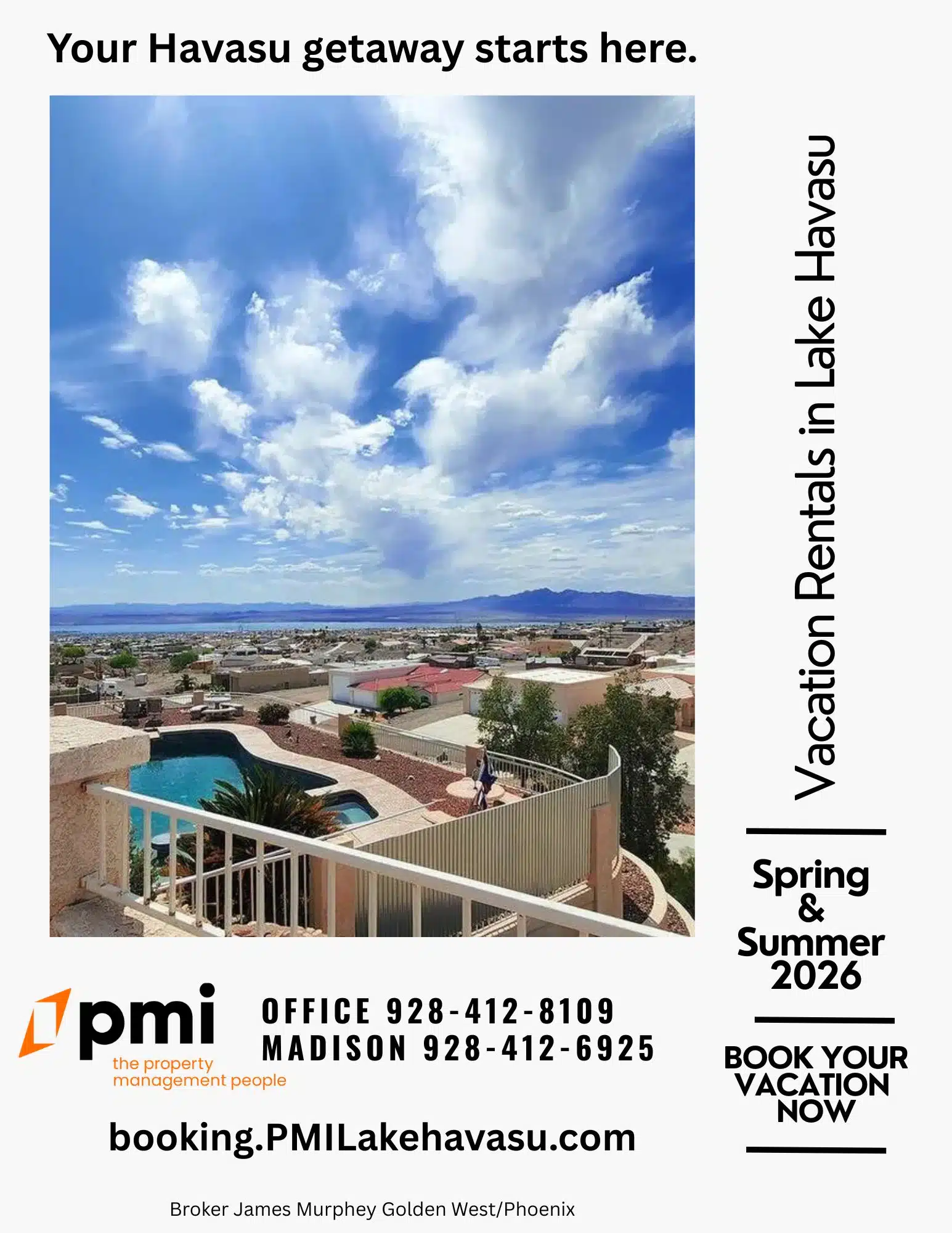 2026 vacation rentals PMI