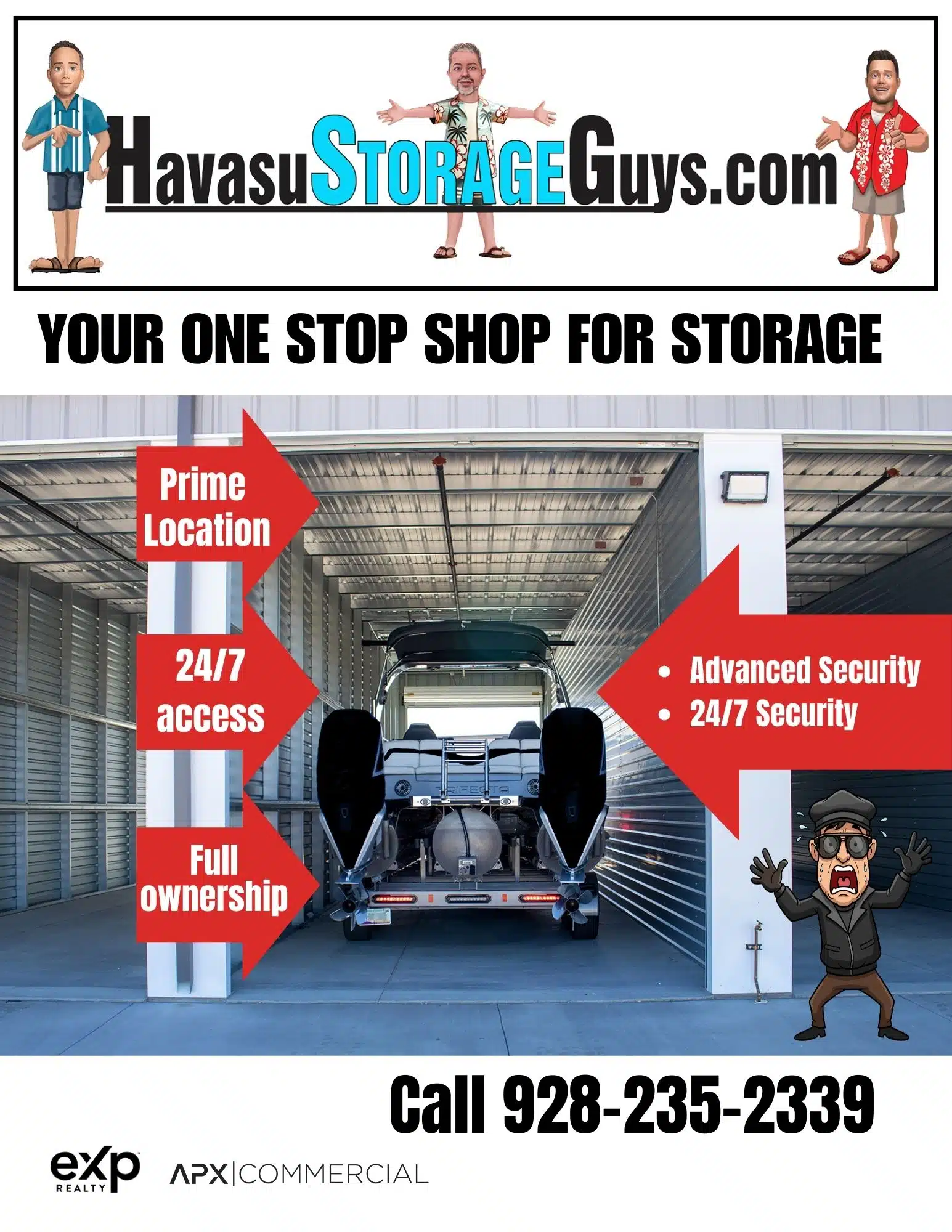 Havasu Storage Guys ad Magazine Fall winter