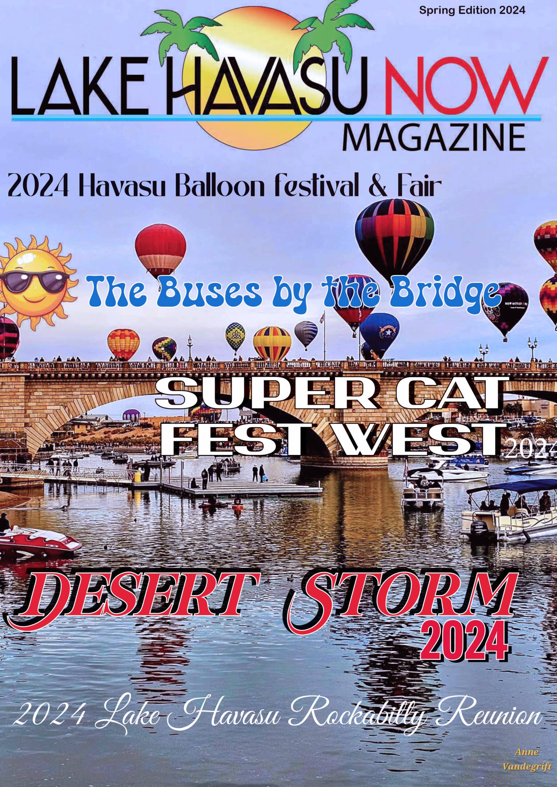 London Bridge and the 2024 Balloon Festival in Lake Havasu City