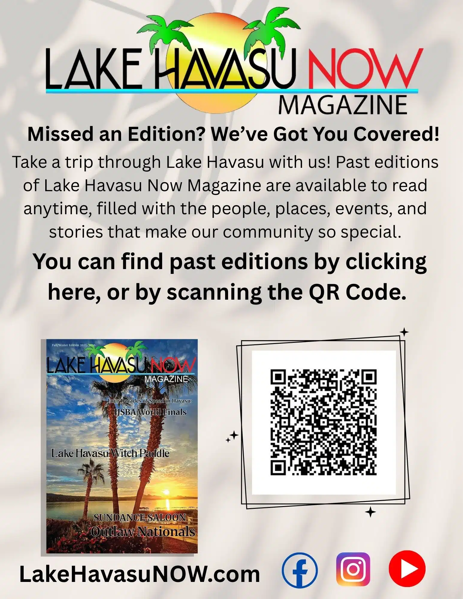 Lake Havasu Now Missed Editions